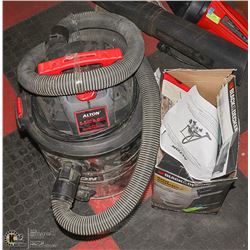 ALTON 5HP SHOP VAC WITH ATTACHEMENTS