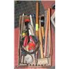 Image 1 : BOX OF MISC LANDSCAPING TOOLS