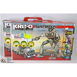 NEW HASBRO KRE-O TRANSFORMERS CREATIVE SETS.