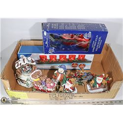 CHRISTMAS ORNAMENTAL LOT.