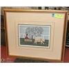 Image 1 : FOLK ART,LIMITED EDITION,'PIG CART'