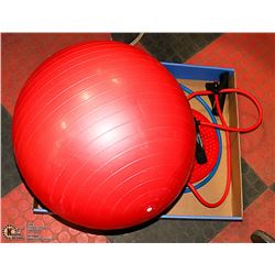 EXERCISE BALL WITH PUMP