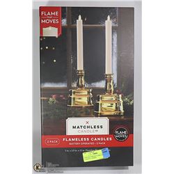 NEW MATCHLESS FLAMELESS CANDLES - 2 PACK