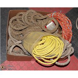 LARGE BOX FULL OF ROPE - HEAVY DUTY