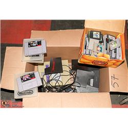 BOX NINTENDO CONSOLES & GAMES - CONVERTER, MEMORY