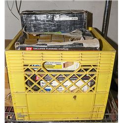 5 BOXES FLOORING STAPLES 1/2" X 1 3/4"