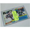 Image 1 : WAYNE GRETZKY 80-81 OPC TWO CARD LOT EDMONTON