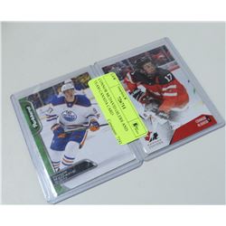 CONNOR MCDAVID OILERS AND TEAM CANADA CARD