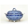 Image 1 : Japanese Blue White Phoenix Seto Imari Tureen #1273730