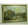 Image 1 :    19THC  OIL on CANVAS   COWS GRAZING - SIGNED#1273935