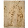 Image 1 : Santi  Three Studies for the Virgin in a Meadow#1292957