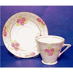 Phoenix Cup & Saucer - Hand Painted #1293045