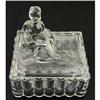 Image 1 : DELILAH 1 Art Deco Depression Glass Dresser Box#1293354