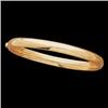 Image 1 : 14K  Yellow Gold Bangle Bracelet  Opens  #1304048