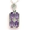 Image 1 : Antique Pendant AMETHYST w DIAMOND #1304070