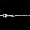 Image 1 :  SOLID PLATINUM WHEAT CHAIN NECKLACE 18 INCHES #1304085