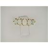 Image 1 :  ANTIQUE GOLD RING BAND w 5 GENUINE OPALS #1304100