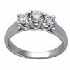 Image 1 : PLATINUM Wedding Band 3 DIAMONDS #1304153