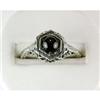 Image 1 : ANTIQUE Style BLACK ONYX  Ring .47 CARATS! #1304183