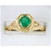 Image 1 : Antique 14K Ring EMERALD .70 CARATS! #1304287