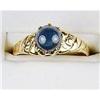 Image 1 :  ANTIQUE Style Gold Ring SAPPHIRE .75 CARATS! #1304303