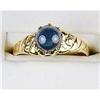 Image 1 :  ANTIQUE Style Gold Ring SAPPHIRE .75 CARATS! #1304303