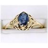 Image 1 : Antique  Gold Ring SAPPHIRE 1.50 CARATS! #1304306