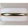 Image 1 : 14k GOLD BANGLE BRACELET 3/16 WIDE #1304348