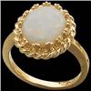 Image 1 : 14k Gold Ring  OPAL  5 CARATS! #1304359