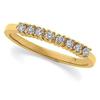 Image 1 : 14k Gold WEDDING BAND w 8 DIAMONDS! #1304361
