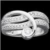 Image 1 : WHITE GOLD  RIGHT HAND RING w DIAMONDS! #1304377