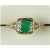 Image 1 : ANTIQUE STYLE RING EMERALD 1.00 CARAT! FILIGREE#1304402