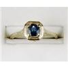 Image 1 : ANTIQUE  WhiteGold  SAPPHIRE RING #1304408