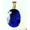 Image 1 : STERLING PENDANT GENUINE BLUE SAPPHIRE #1304499