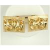 Image 1 : 14K GOLD  CUFFLINKS COMEDY TRAGEDY  #1304540