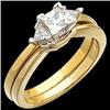 Image 1 : PRINCESS Cut Diamond Engagement Ring .50 CTS! #1304544