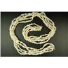 Image 1 : 14k Gold 5 Strand  PEARL NECKLACE  22 INCHES #1304557