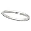 Image 1 : 14K WHITE GOLD BANGLE BRACELET #1304652