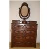 Image 1 : 1860s American Hand Carved Walnut Dresser and #1321755