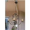 Image 1 : Pair of wrought iron chandeliers #1321844