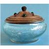 Image 1 :  Dermay Jeweled Brass & Glass Dresser Jar #1322052