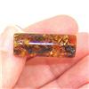 Image 1 : STERLING SILVER Estate BALTIC HONEY AMBER Ring #1322198