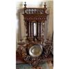 Image 1 : Antique  Walnut Barometer Wall Piece #1336344