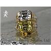 Image 1 : RHJ Dbl Ring w/ White & Canary Cubic Zirconium #1336356