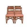 Image 1 : vintage rattan chairs, set of 4 -modern, tropic#1336664