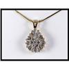 Image 1 : 14K Yellow Gold Diamond Pendant #1336889
