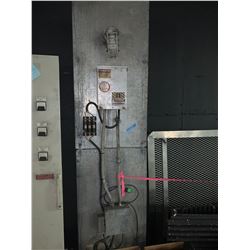 High Voltage Power and Warning Light front panel- Movie Prop