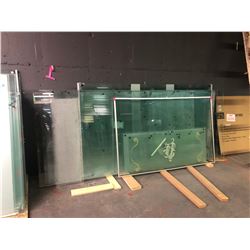 96pcs Clear Tempered Glass - Fits into Aluminium Frames