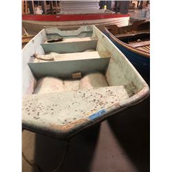 Fiberglass John Boat - White