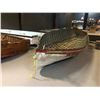 Image 2 : Wooden Canoe - White/Red